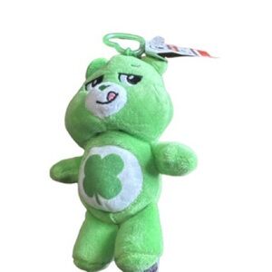 Care Bears Green Shamrock Plush Keychain